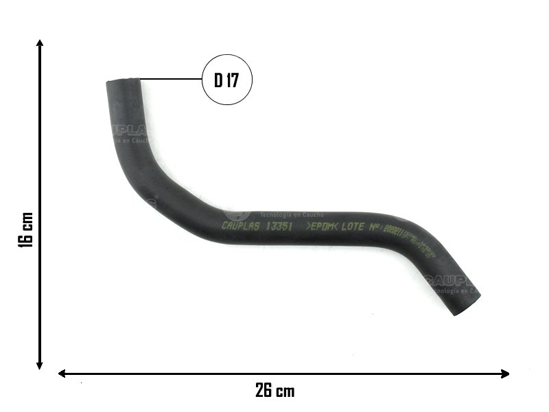 MANGUERA CALEF SPARK/BEAT ENTRADA 13351