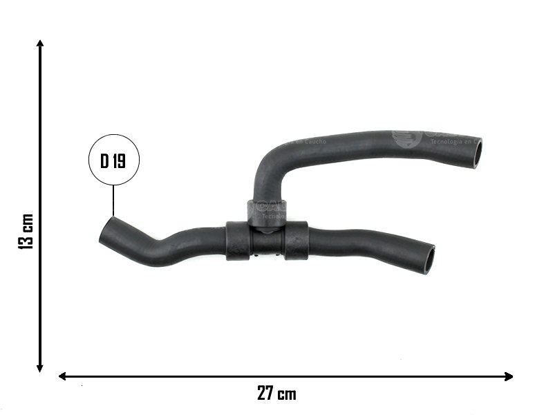 MANGUERA REF UP BRIDA A RAD AC 11239 CAU